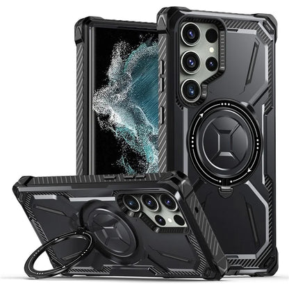 For Samsung Galaxy S22 Ultra 5G Case Ring Kickstand Magnetic Phone Cover