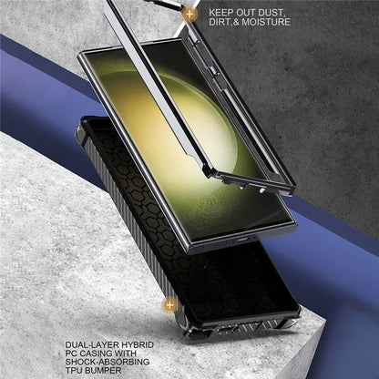 For Samsung Galaxy S22 Ultra 5G Case Ring Kickstand Magnetic Phone Cover