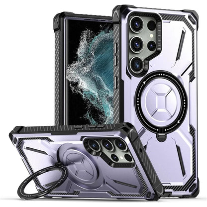 For Samsung Galaxy S22 Ultra 5G Case Ring Kickstand Magnetic Phone Cover