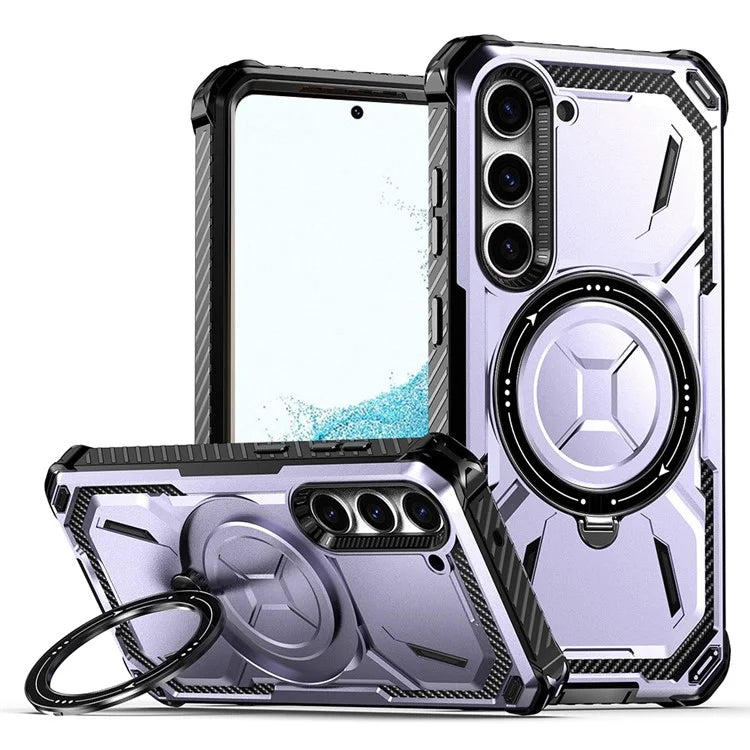 For Samsung Galaxy S22 5G Case Kickstand Magnetic Military-Grade Armor Phone Cover