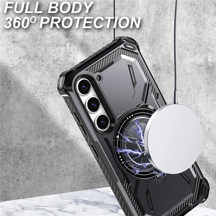 For Samsung Galaxy S21 5G / 4G Case Military Grade Kickstand Magnetic Phone Cover