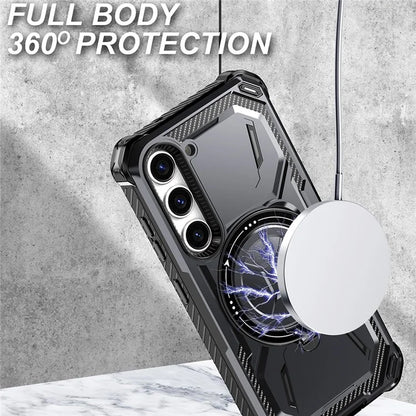 For Samsung Galaxy S21 5G / 4G Case Military Grade Kickstand Magnetic Phone Cover