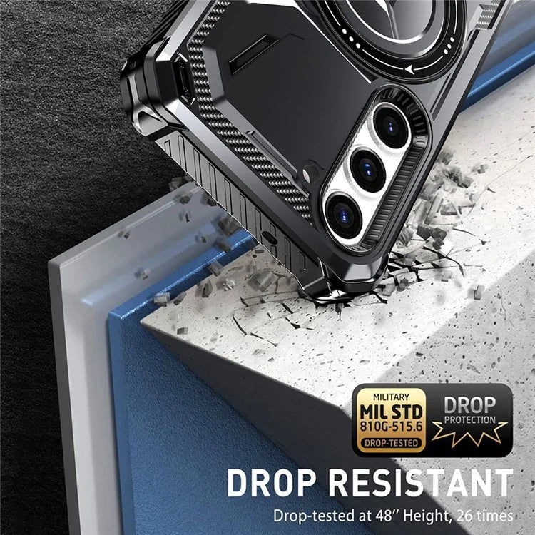 For Samsung Galaxy S21 5G / 4G Case Military Grade Kickstand Magnetic Phone Cover
