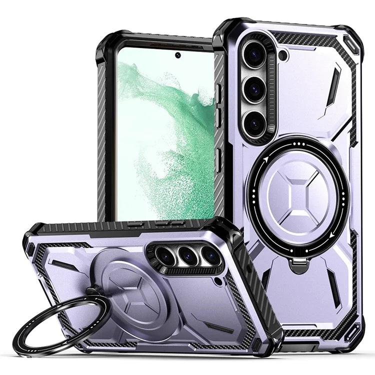 For Samsung Galaxy S22+ 5G Case Kickstand Magnetic Shockproof Phone Cover
