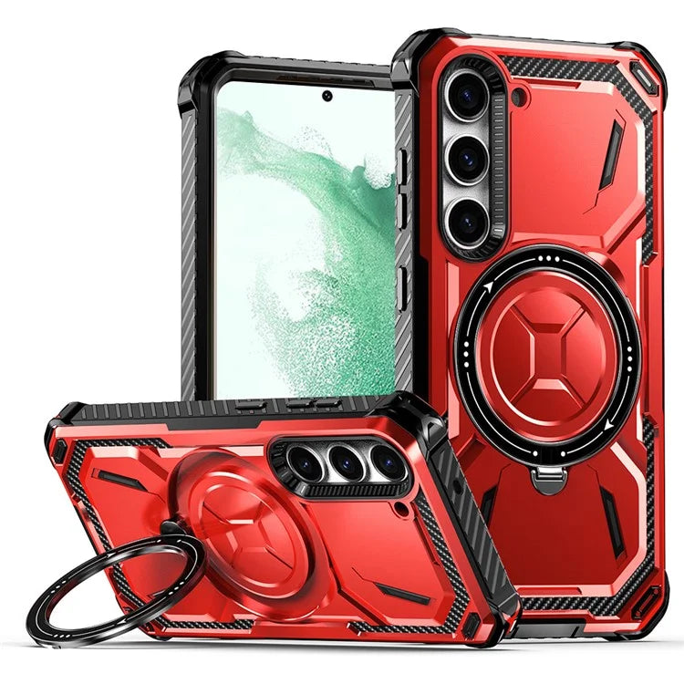 For Samsung Galaxy S22+ 5G Case Kickstand Magnetic Shockproof Phone Cover