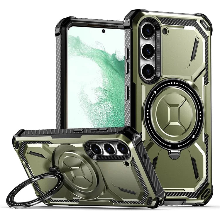 For Samsung Galaxy S22+ 5G Case Kickstand Magnetic Shockproof Phone Cover