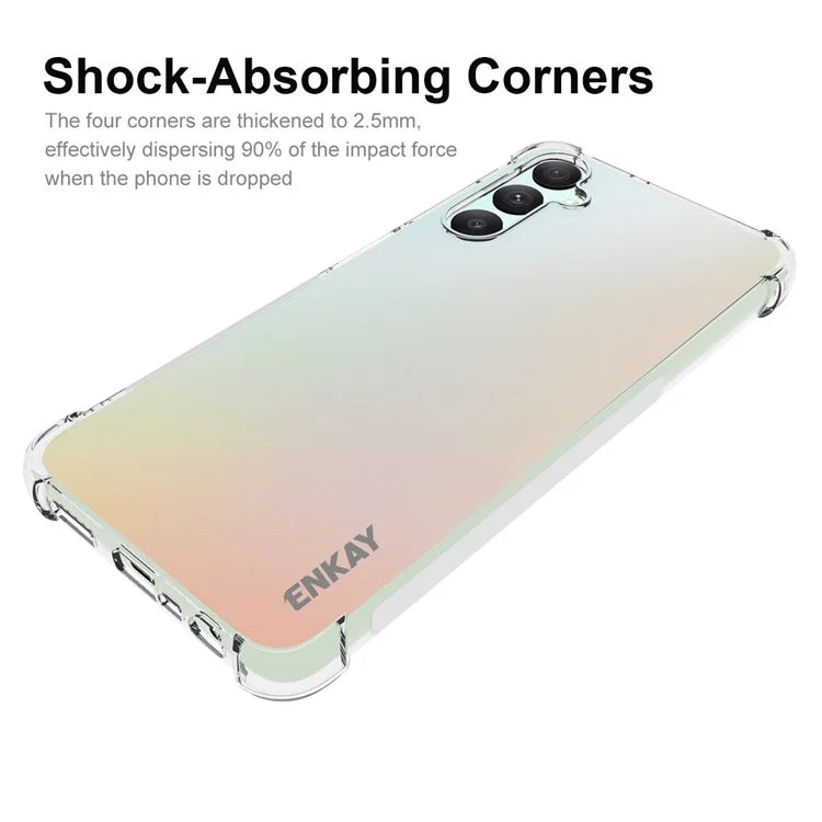 ENKAY HAT PRINCE For Samsung Galaxy A05s 4G Case Anti-drop TPU Phone Cover with Screen Film