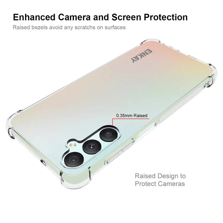 ENKAY HAT PRINCE For Samsung Galaxy A05s 4G Case Anti-drop TPU Phone Cover with Screen Film