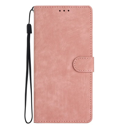 For Samsung Galaxy S24+ Case Solid Color Leather Stand Phone Cover Gold