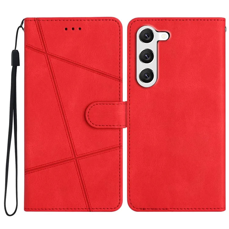For Samsung Galaxy S24+ Case Magnetic Clasp Wallet Leather Cover