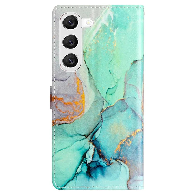 For Samsung Galaxy S24 Case Pattern Printing PU Leather Stand Phone Cover