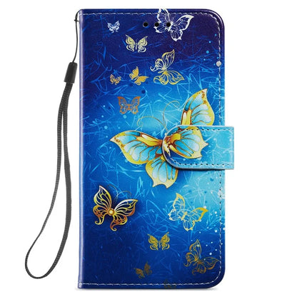 For Samsung Galaxy S24 Case Pattern Printing PU Leather Stand Phone Cover
