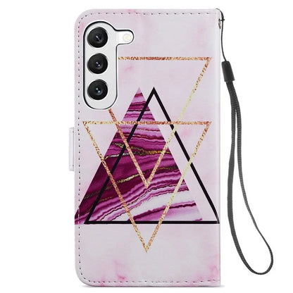 For Samsung Galaxy S24 Case Pattern Printing PU Leather Stand Phone Cover