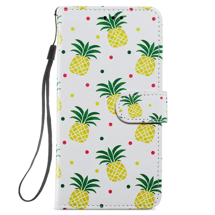 For Samsung Galaxy S24 Case Pattern Printing PU Leather Stand Phone Cover