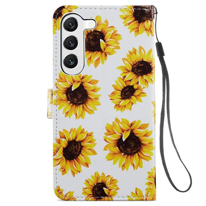 For Samsung Galaxy S24 Case Pattern Printing PU Leather Stand Phone Cover