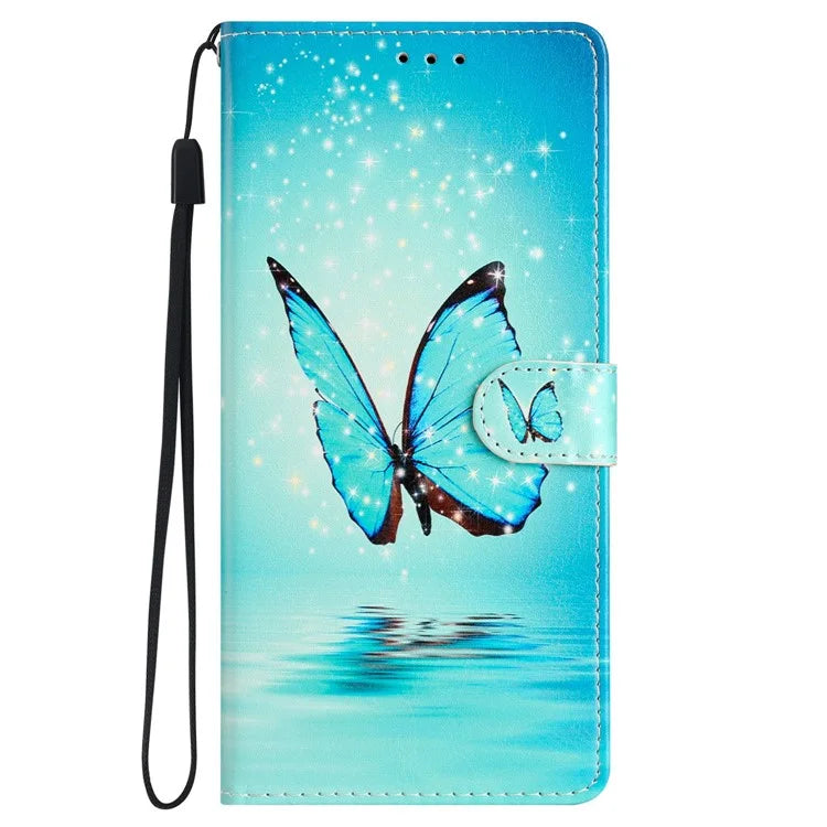 For Samsung Galaxy S24+ Case Pattern Printing PU Leather Wallet Phone Cover