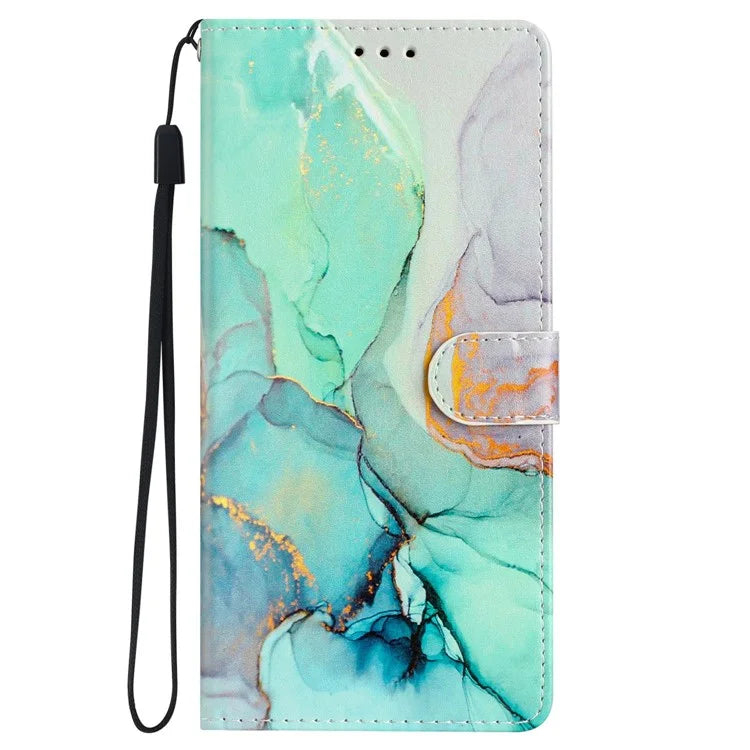 For Samsung Galaxy S24+ Case Pattern Printing PU Leather Wallet Phone Cover