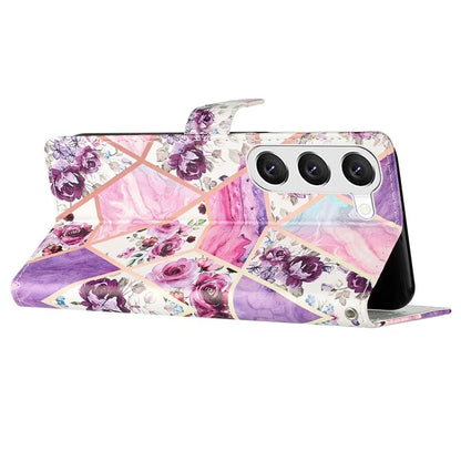 For Samsung Galaxy S24+ Case Pattern Printing PU Leather Wallet Phone Cover