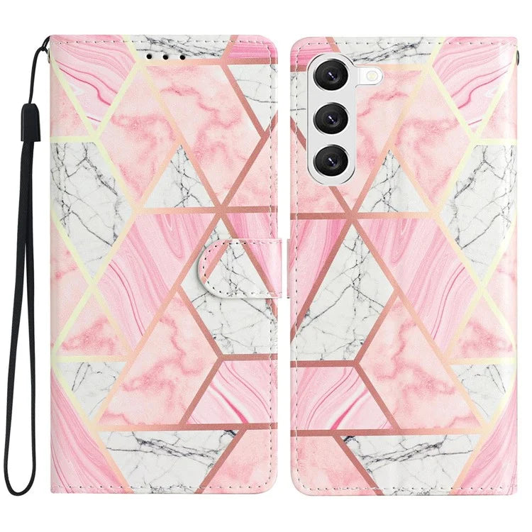 For Samsung Galaxy S24+ Case Pattern Printing PU Leather Wallet Phone Cover