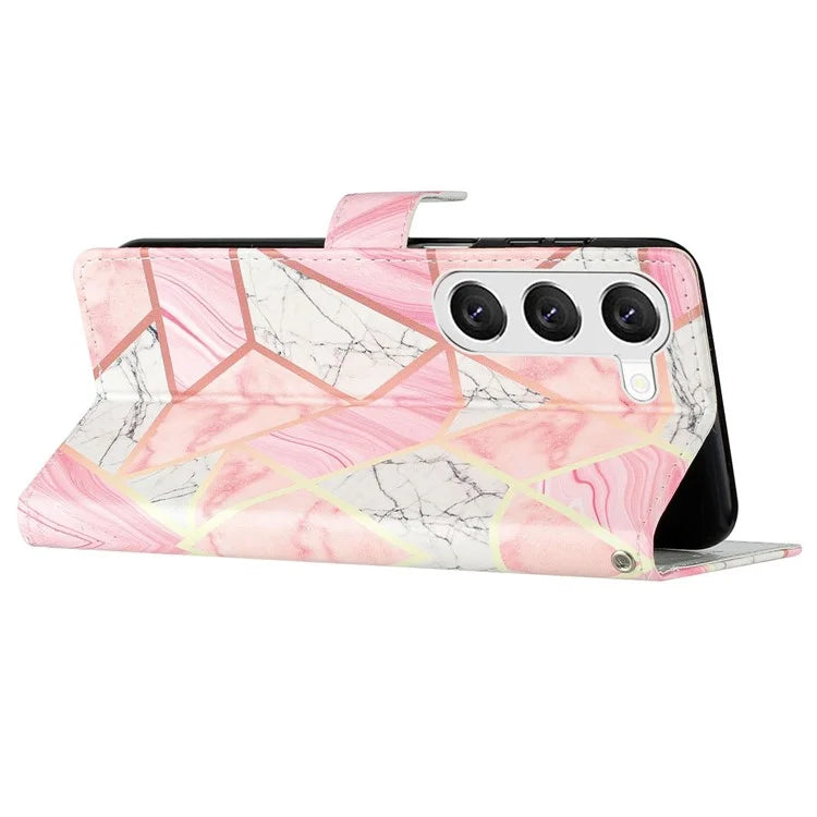For Samsung Galaxy S24+ Case Pattern Printing PU Leather Wallet Phone Cover