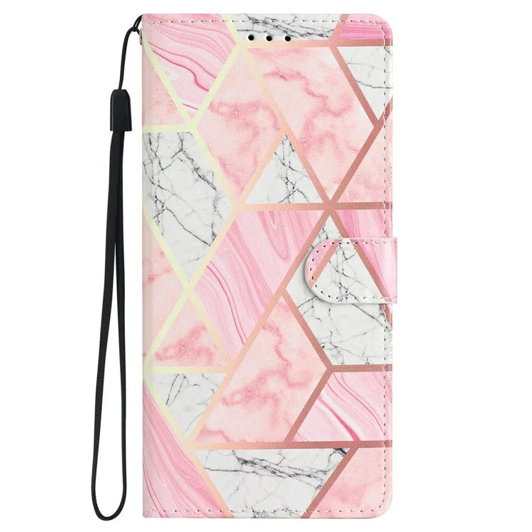 For Samsung Galaxy S24+ Case Pattern Printing PU Leather Wallet Phone Cover