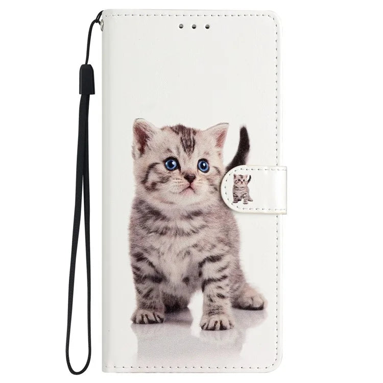 For Samsung Galaxy S24+ Case Pattern Printing PU Leather Wallet Phone Cover