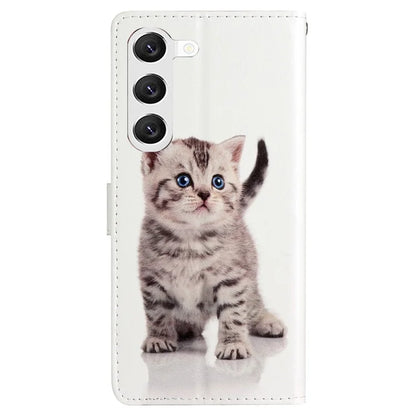For Samsung Galaxy S24+ Case Pattern Printing PU Leather Wallet Phone Cover