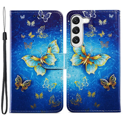 For Samsung Galaxy S24+ Case Pattern Printing PU Leather Wallet Phone Cover