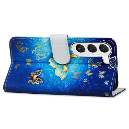 For Samsung Galaxy S24+ Case Pattern Printing PU Leather Wallet Phone Cover
