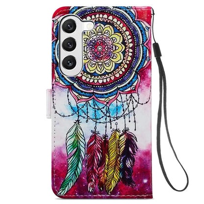 For Samsung Galaxy S24+ Case Pattern Printing PU Leather Wallet Phone Cover