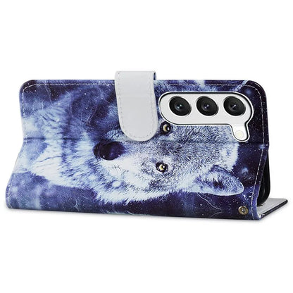 For Samsung Galaxy S24+ Case Pattern Printing PU Leather Wallet Phone Cover