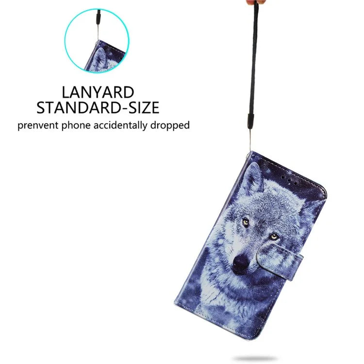 For Samsung Galaxy S24+ Case Pattern Printing PU Leather Wallet Phone Cover