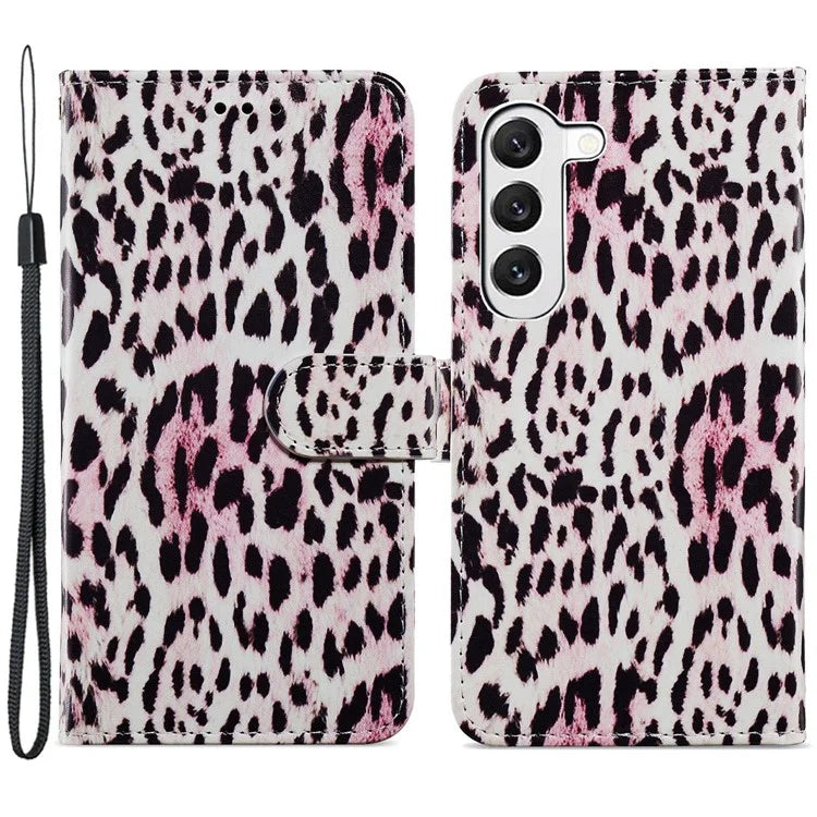 For Samsung Galaxy S24+ Case Pattern Printing PU Leather Wallet Phone Cover