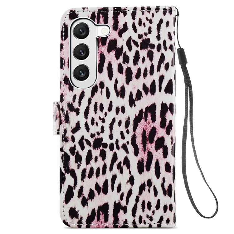 For Samsung Galaxy S24+ Case Pattern Printing PU Leather Wallet Phone Cover