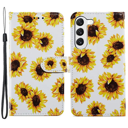 For Samsung Galaxy S24+ Case Pattern Printing PU Leather Wallet Phone Cover