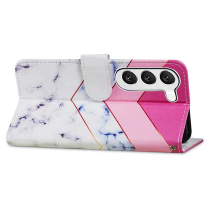 For Samsung Galaxy S24+ Case Pattern Printing PU Leather Wallet Phone Cover