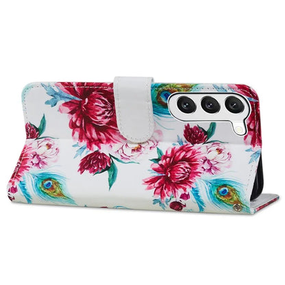 For Samsung Galaxy S24+ Case Pattern Printing PU Leather Wallet Phone Cover