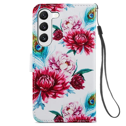 For Samsung Galaxy S24+ Case Pattern Printing PU Leather Wallet Phone Cover