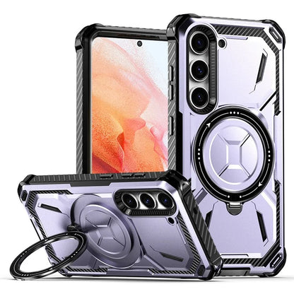 For Samsung Galaxy S21+ 5G Case Foldable Kickstand Magnetic Phone Cover
