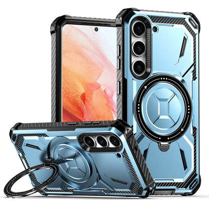 For Samsung Galaxy S21+ 5G Case Foldable Kickstand Magnetic Phone Cover