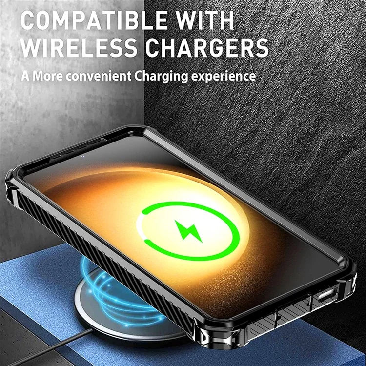 For Samsung Galaxy S21+ 5G Case Foldable Kickstand Magnetic Phone Cover