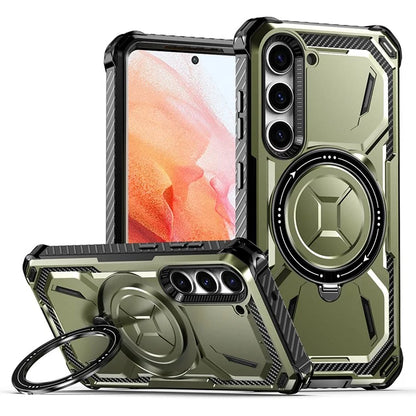 For Samsung Galaxy S21+ 5G Case Foldable Kickstand Magnetic Phone Cover
