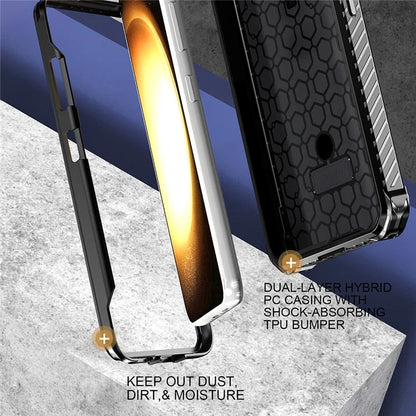 For Samsung Galaxy S21+ 5G Case Foldable Kickstand Magnetic Phone Cover