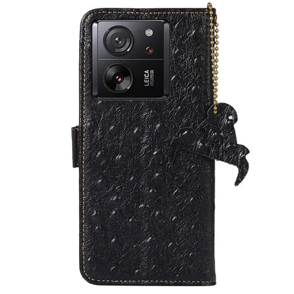 For Xiaomi 13T / 13T Pro / Redmi K60 Ultra Case Genuine Cow Leather RFID Blocking Phone Cover