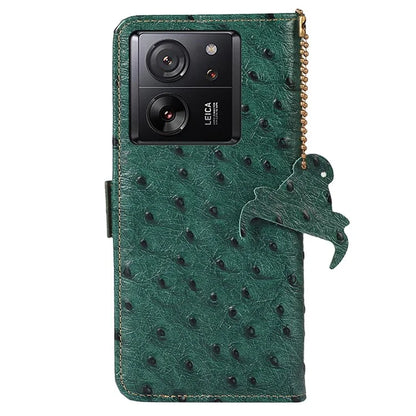 For Xiaomi 13T / 13T Pro / Redmi K60 Ultra Case Genuine Cow Leather RFID Blocking Phone Cover