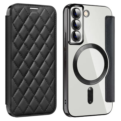 For Samsung Galaxy S22 5G Magnetic Case RFID Blocking Phone Leather Cover