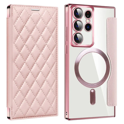 For Samsung Galaxy S22 Ultra 5G Case Card Slots Phone Cover Compatible with MagSafe