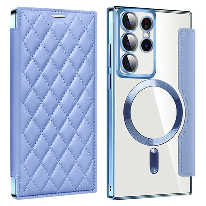 For Samsung Galaxy S22 Ultra 5G Case Card Slots Phone Cover Compatible with MagSafe