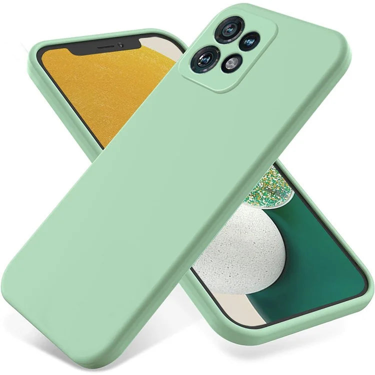 For Motorola Edge+ (2023) Case Liquid Silicone Mobile Phone Cover with Strap