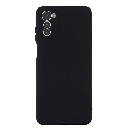 For Motorola Moto E32s 4G Case Anti-scratch Liquid Silicone Phone Cover with Strap
